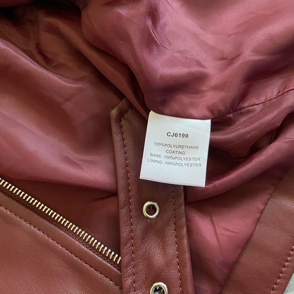 NWT VICI Faux Leather Jacket S - Picture 5 of 7